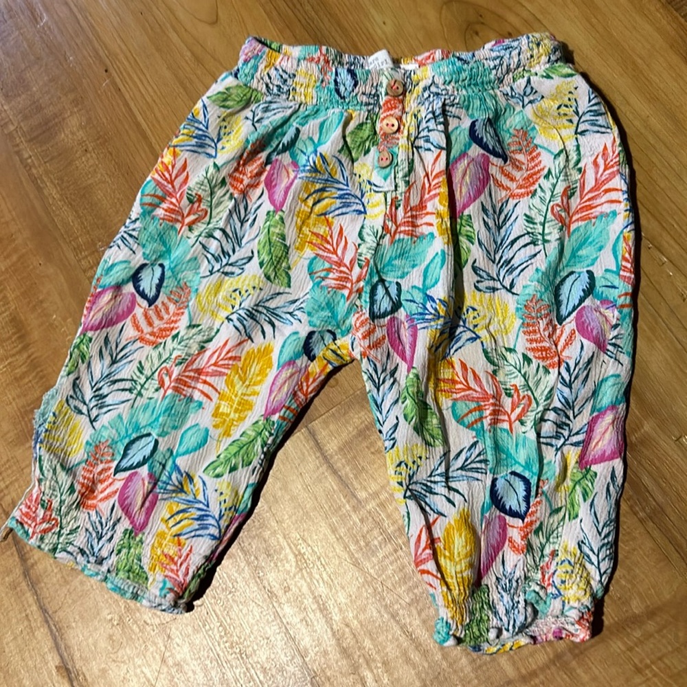 Zara Baby Girl Floral Pants